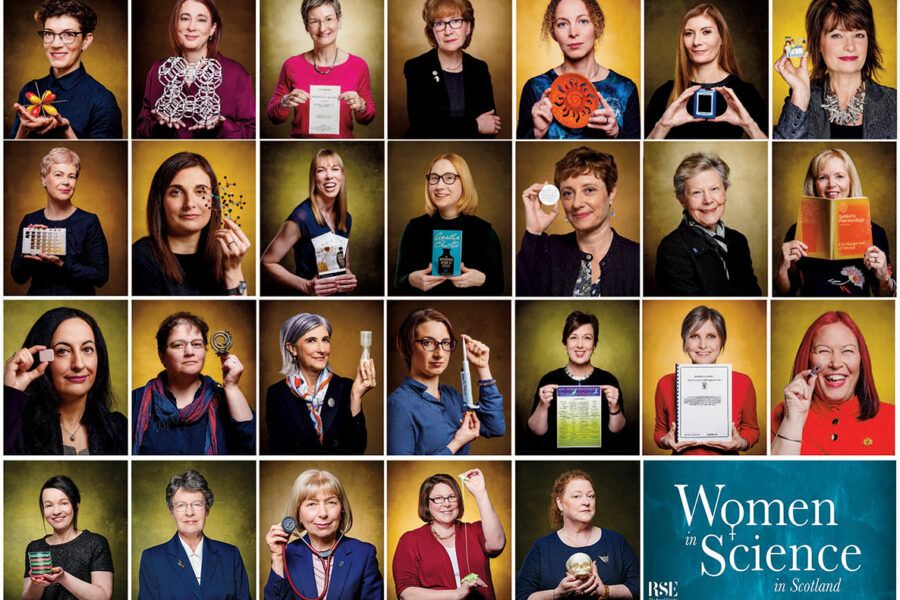 Women in Science in Scotland Exhibition collage